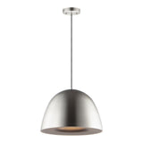 Fungo LED Pendant by ET2 - 24 Inch, Satin Nickel / Black