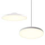 Fusion Trimless Pendant and Flush Mount by Dals - 21 Inch, White