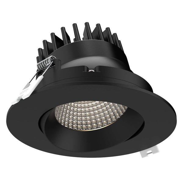 GBR04 CC 4 Regressed Gimbal Downlight Black By DALS