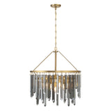 Gemma 24'' Modern Gold Chandelier by Crystorama