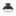 Brian Patrick Flynn Gidget 15'' Matte Black + Vibrant Gold Flush Mount by Crystorama