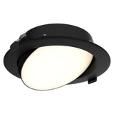 GPN6 CC 6 Slim Gimbal Recessed Panel Light Black By DALS