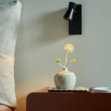 G+T Reading Light Matt Black Lacquered By Contardi - Lifestyle View