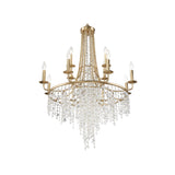 Gabrielle 2-Tier Chandelier 30'' Antique Gold