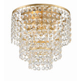 Gabrielle Flush Mount 14'' Antique Gold