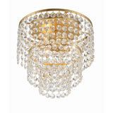 Gabrielle Flush Mount 14'' Antique Gold