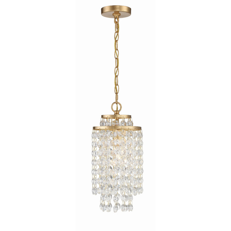 Gabrielle Mini Chandelier 7'' Antique Gold