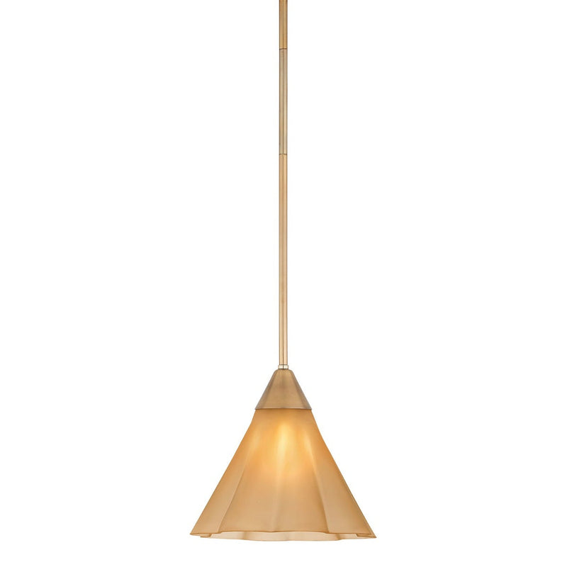 Gabrielle Pendant - Aged Brass