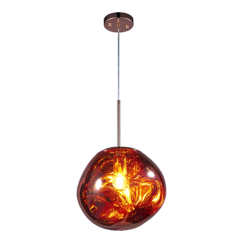 Galactic Pendant 12 Inch Copper