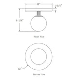 Carnagie Flush Mount by Eurofase