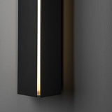 Gallery LED Wall Sconce Small detail in Black, by Hubbardton Forge