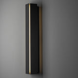 Gallery LED Wall Sconce Small detail in Black, by Hubbardton Forge