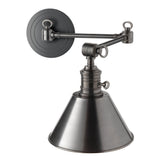 Garden City Swing Arm Wall Sconce - 23.25 Inch Reach - Old Bronze by Hudson Valley