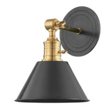 Garden City Wall Sconce - Metal - Aged Brass with Old Bronze by Hudson Valley