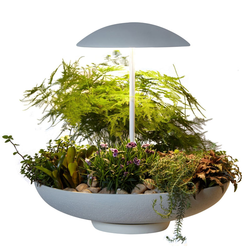 Garden II Table Lamp By Geo Contemporary, Color: White