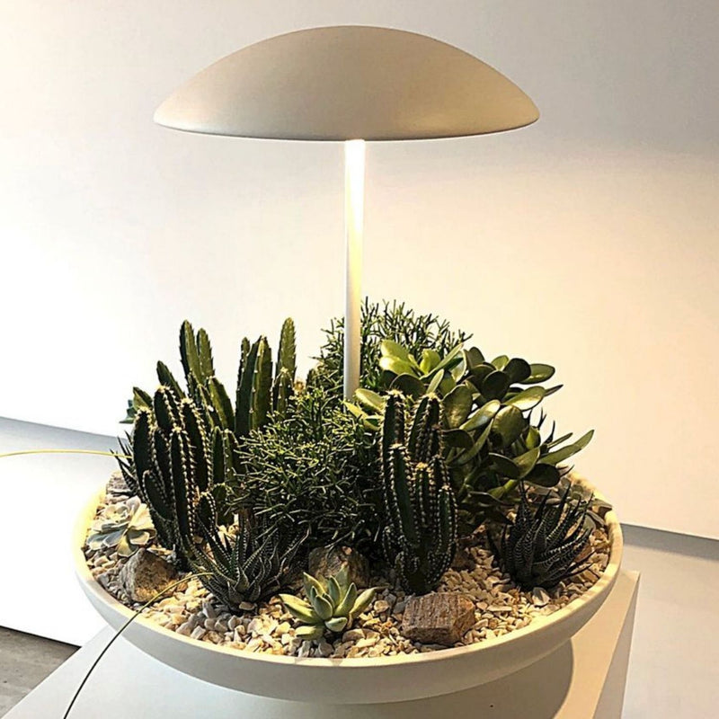Garden II Table Lamp By Geo Contemporary, Color: White