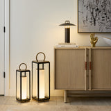 Gareth Outdoor Battery Table Lamp By Troy Lighting- Lifestyle View10