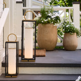 Gareth Outdoor Battery Table Lamp By Troy Lighting- Lifestyle View18