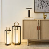 Gareth Outdoor Battery Table Lamp By Troy Lighting- Lifestyle View7