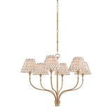 Garnerville Chandelier - 6 Light - Primrose Red by Hudson Valley