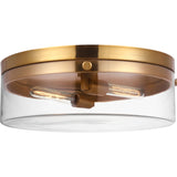 Garrett Flushmount — 18 3/8", Burnished Brass