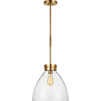 Garrett Pendant — 24 1/4", Burnished Brass
