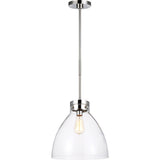 Garrett Pendant — 24 1/4", Polished Nickel