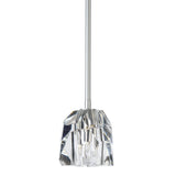 Gatsby 1-Light Mini Pendant, shown in Sterling, by Hubbardton Forge