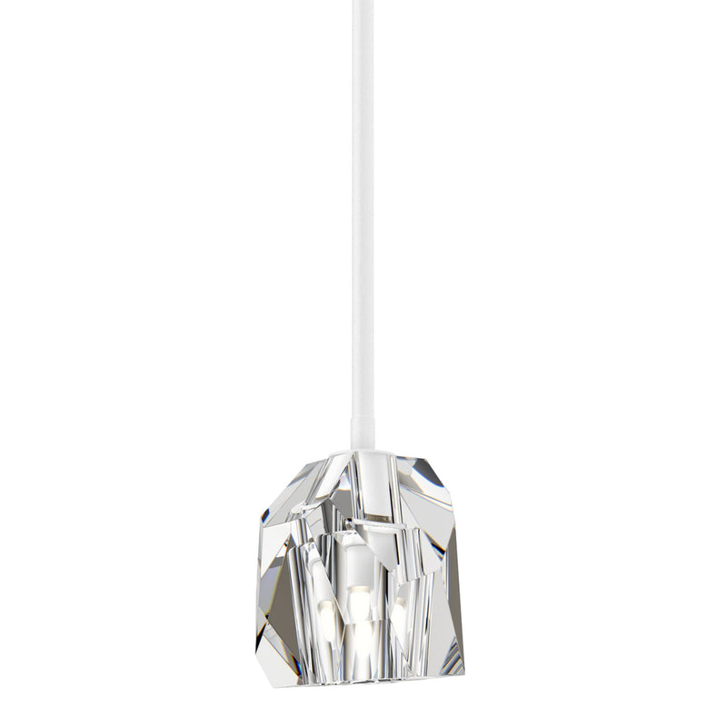 Gatsby 1-Light Mini Pendant in White by Hubbardton Forge