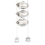 Gatsby 3-Light LED Pendant, shown in Modern Brass, by Hubbardton Forge