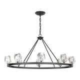 Gatsby 8-Light Chandelier in Oil Rubbed Bronze by Hubbardton Forge