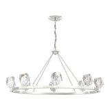 Gatsby 8-Light Chandelier in Sterling by Hubbardton Forge