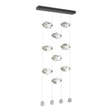 Gatsby 9-Light LED Chandelier in Black by Hubbardton Forge