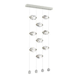 Gatsby 9-Light LED Chandelier in Sterling by Hubbardton Forge