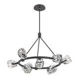 Gatsby 9-Light Ring Chandelier in Black by Hubbardton Forge