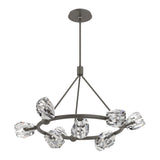 Gatsby 9-Light Ring Chandelier in Dark Smoke by Hubbardton Forge