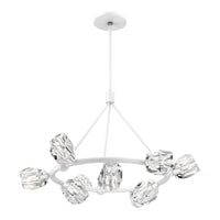 Gatsby 9-Light Ring Chandelier in White by Hubbardton Forge