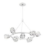Gatsby 9-Light Ring Chandelier in White by Hubbardton Forge