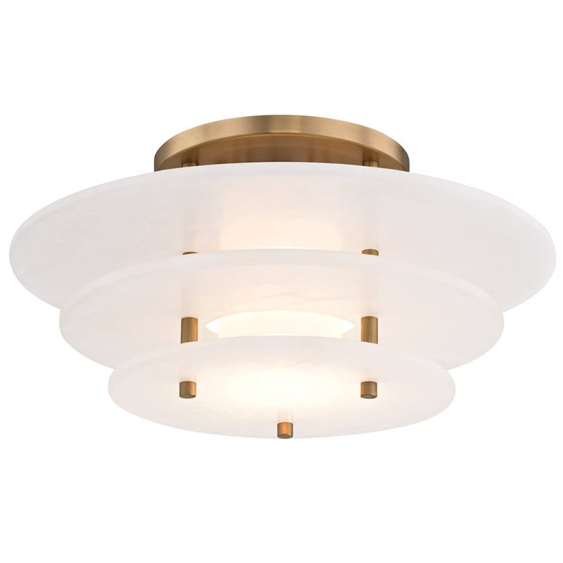 Gatsby Flush Mount - Aged Brass by Hudson Valley