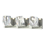 Gatsby Vanity Light 3 Light in Sterling by Hubbardton Forge