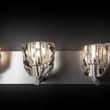Gatsby Vanity Light 5 Light detail in Vintage Platinum, by Hubbardton Forge