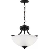 Geary Flushmount — 12.38 Inch, Midnight Black