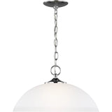 Geary Pendant — 15.75 Inch, Chrome