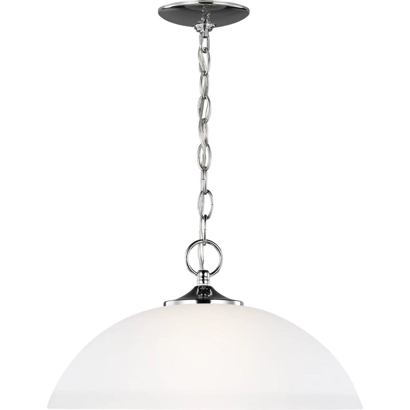 Geary Pendant — 15.75 Inch, Chrome