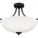 Geary Semi-Flushmount — Bronze