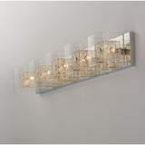 Gem Bath Vanity by ET2 - 5-Light SV Shade