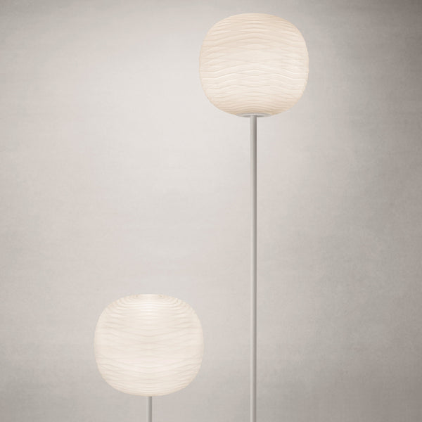 Gem Floor Lamp White By Foscarini