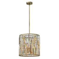 Gemma Large Convertible Drum - Silver Leaf - by Fredrick Ramond