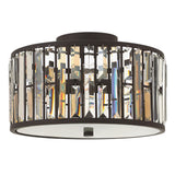 Gemma Medium Flush Mount - Vintage Bronze - by Fredrick Ramond
