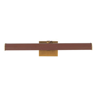 Gemma Picture Light — Vintage Brass/Burgundy